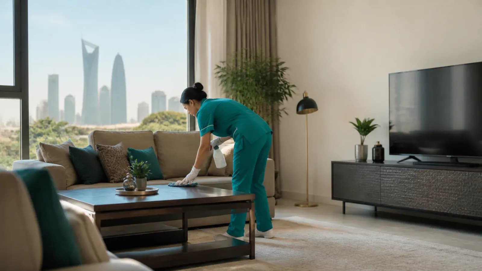 دراسة حالة شركة تنظيف منازل بالرياض لعقار عائلي مأهول