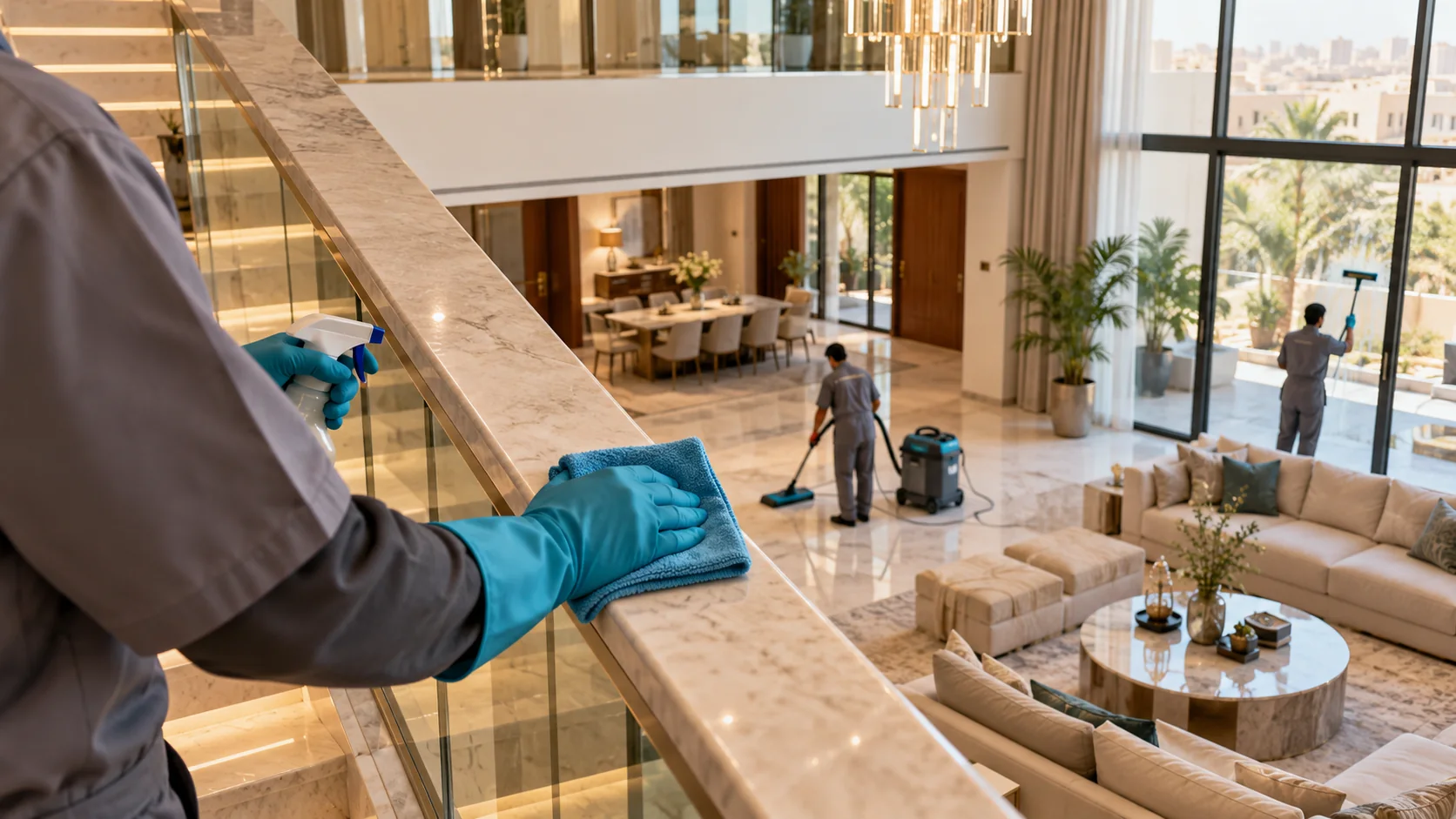 Multi-Storey Villa Cleaning in Riyadh: Scope by Floor guide cover