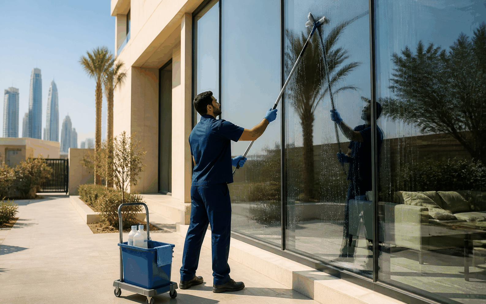خدمة تنظيف في حي السفارات بالرياض