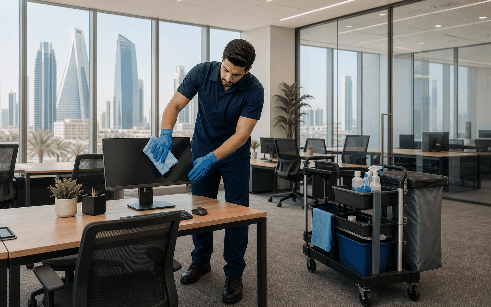خدمة تنظيف في حي العليا بالرياض