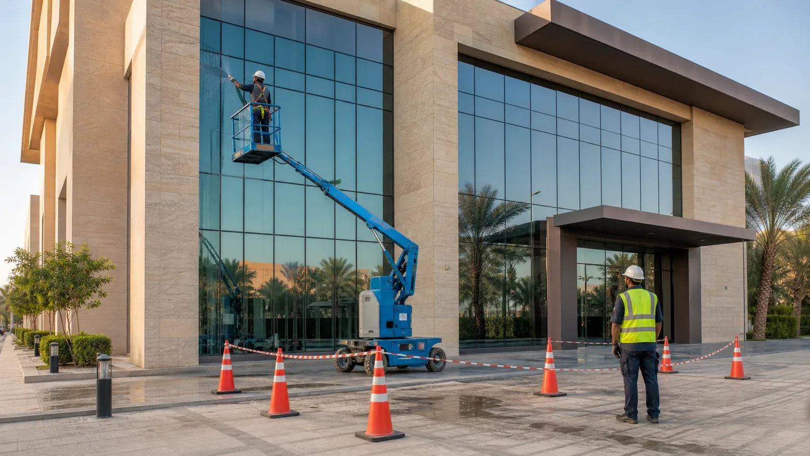 Glass Facade Cleaning in Riyadh in Riyadh