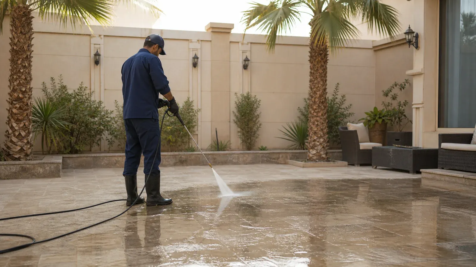 Yard and Rest House Cleaning in Riyadh service in Riyadh